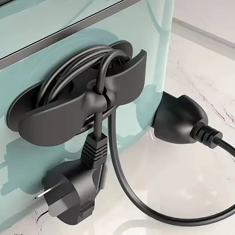 2-Piece: Wire Cord Organizer Holder
