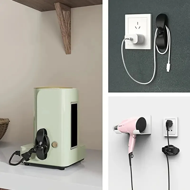 2-Piece: Wire Cord Organizer Holder