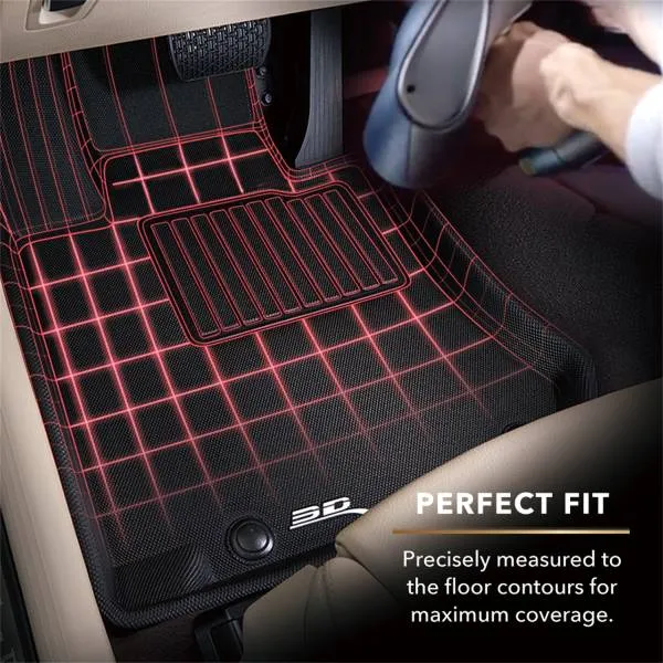 3D MAXpider Floor Mats Jeep Compass (17-24) All-Weather Kagu Series - Front or Second Row