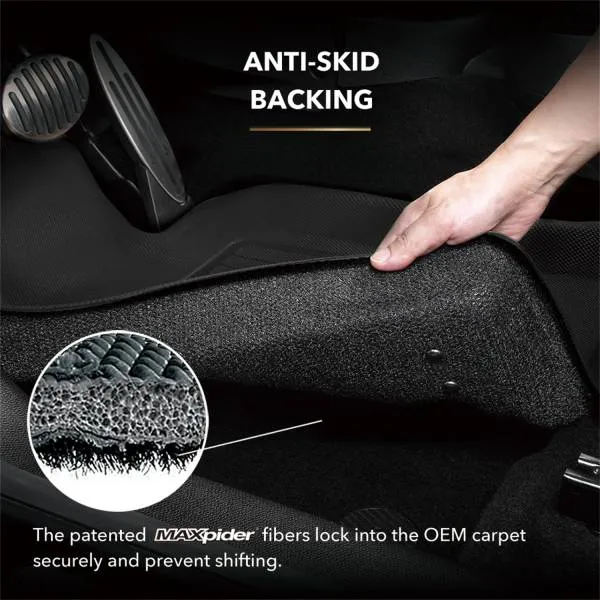 3D MAXpider Floor Mats Jeep Compass (17-24) All-Weather Kagu Series - Front or Second Row