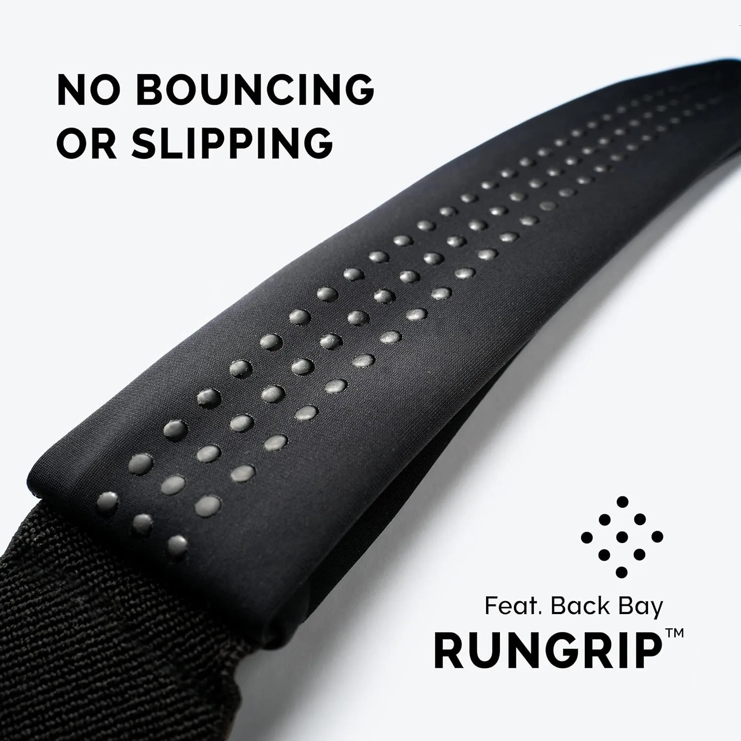 Back Bay Slim Running Belt for Women & Men [Fits ALL Phones], Runners Fanny Pack for Men, Money Belt, Running Gear Gift, Waist Bag Workout Gear, iPhone Runner's Phone Holder Waist Pack