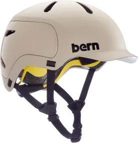 Bern Watts 2.0 Adult Bicycle Helmet, Brim Style, Multisport Certified, MIPS Rotational Impact Protection, Compass Dial-Adjusted Fit, for Biking, Skating, Boarding