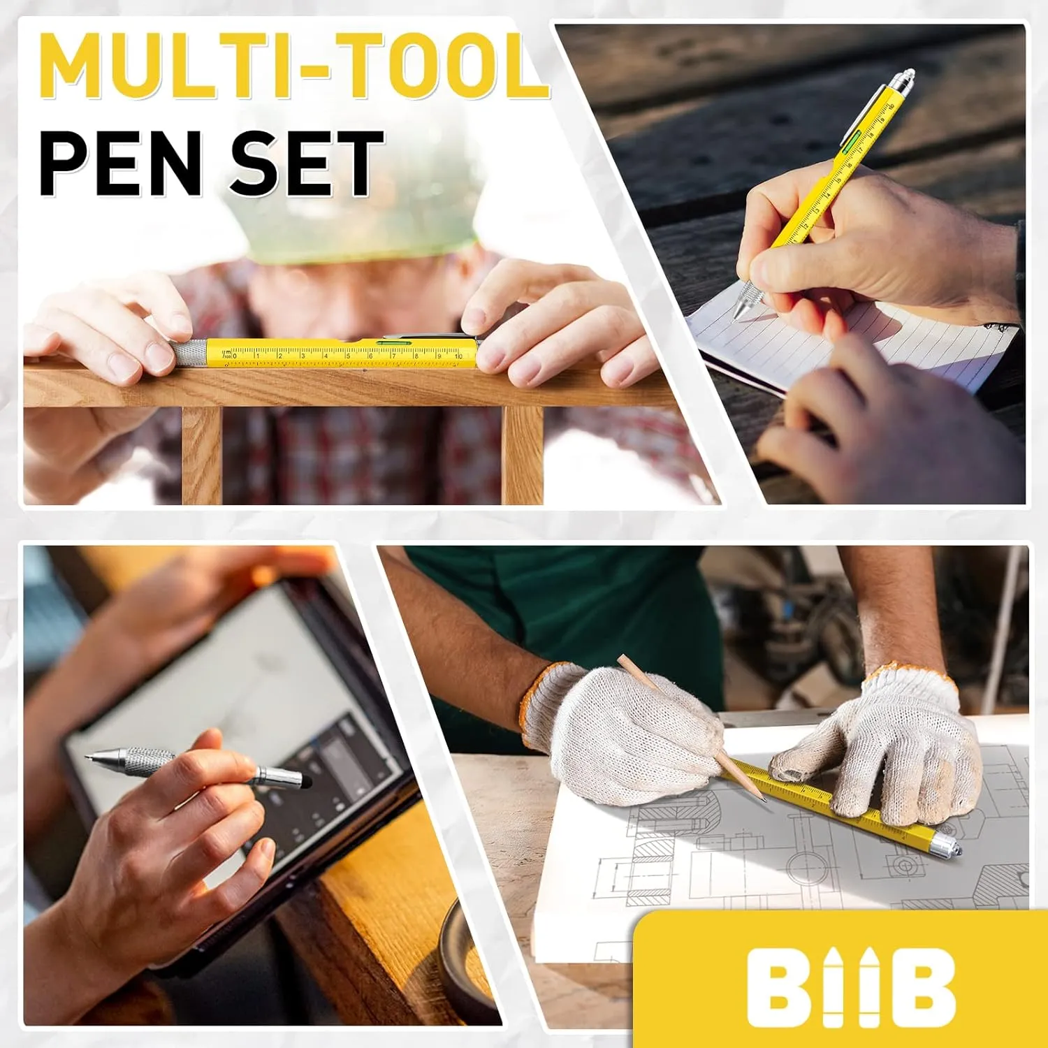 BIIB Fathers Day Dad Gifts for Dad Husband, 9 in 1 Multitool Pen, Mens Gifts for Dad Gift for Fathers Day, Personalized Father's Day Gift Ideas, Anniversary Birthday Graduation Gifts for Men