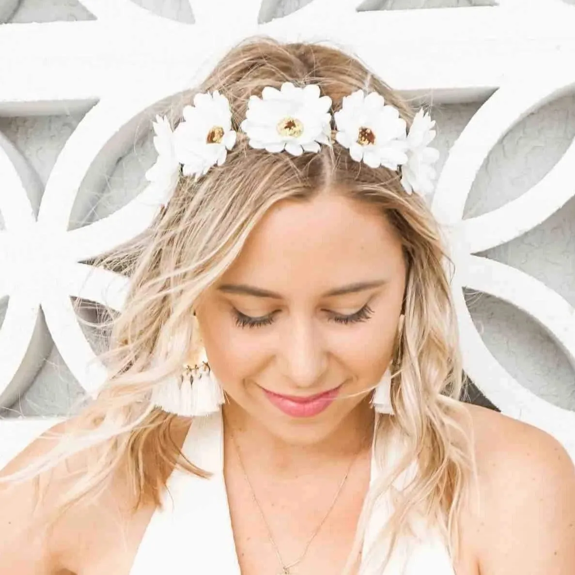Boho Daisy Flower Crown
