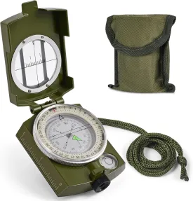 Compass, Hiking Compass for Survival with Lensatic  Waterproof Durable and Pocket-Sized