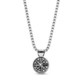 Compass Urn Pendant