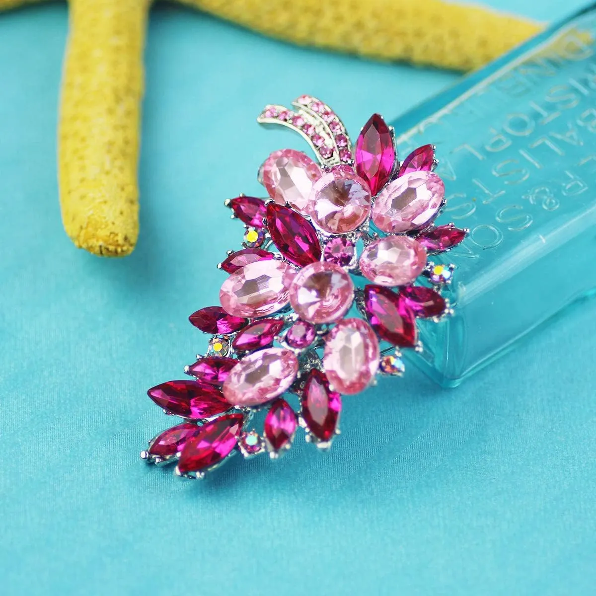 Created Crystal Fashion Brooch Pin Wedding Feather Brooches for Women | Brooches and Pins for Women | Dress accessories | Fashion Jewelry | Jewelry Pins and Brooches