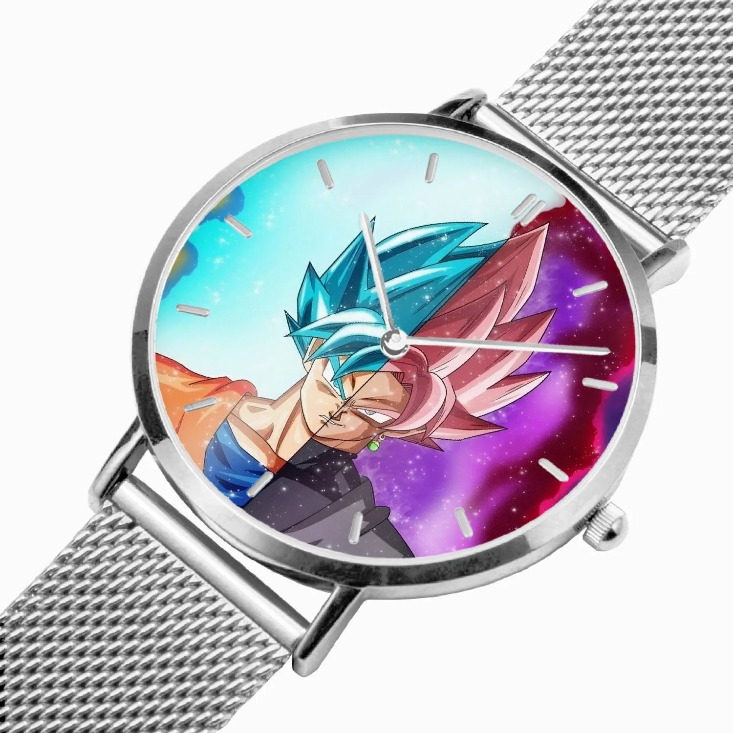 DBZ-Store Epic Black Rose Super Saiyan Portraits Watch