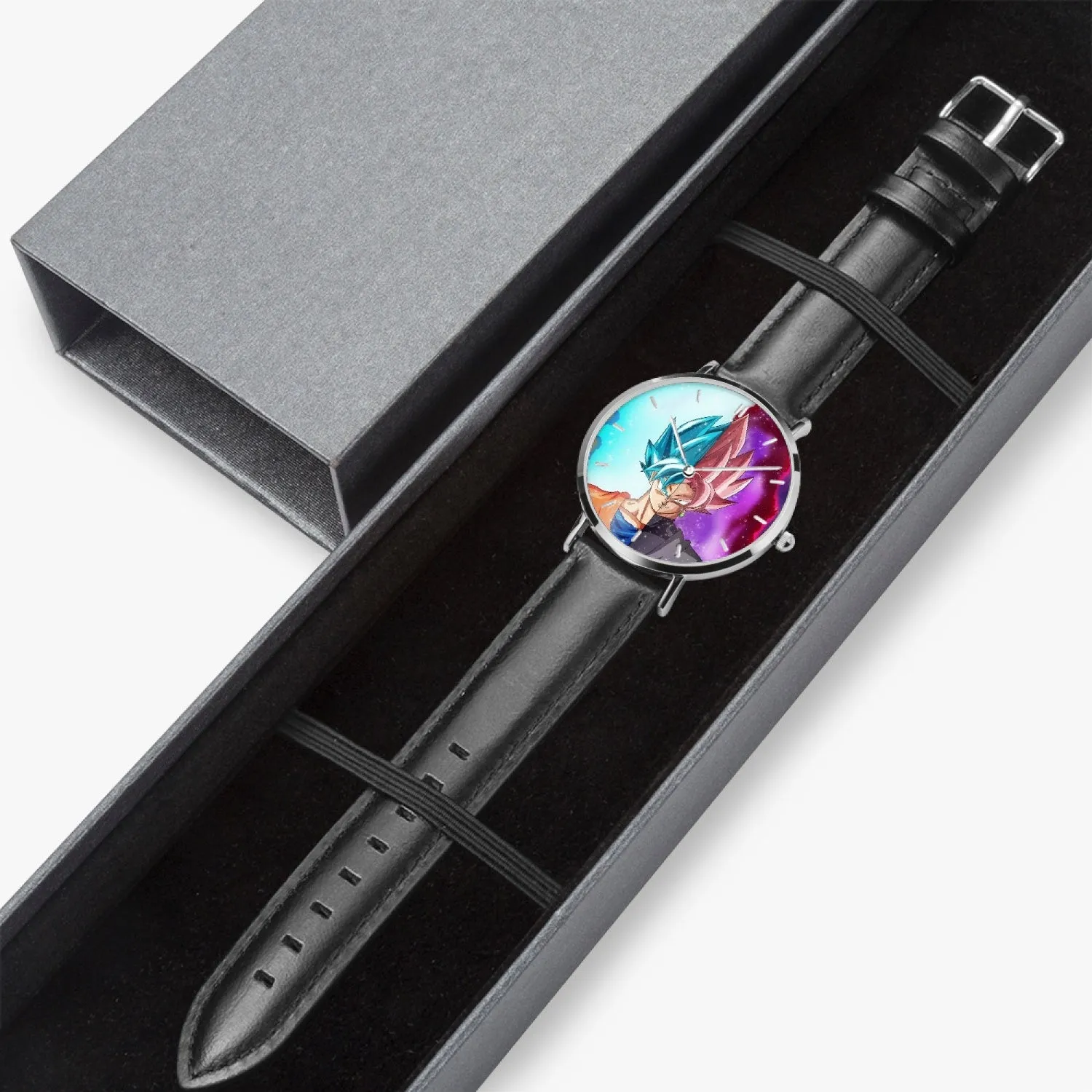 DBZ-Store Epic Black Rose Super Saiyan Portraits Watch