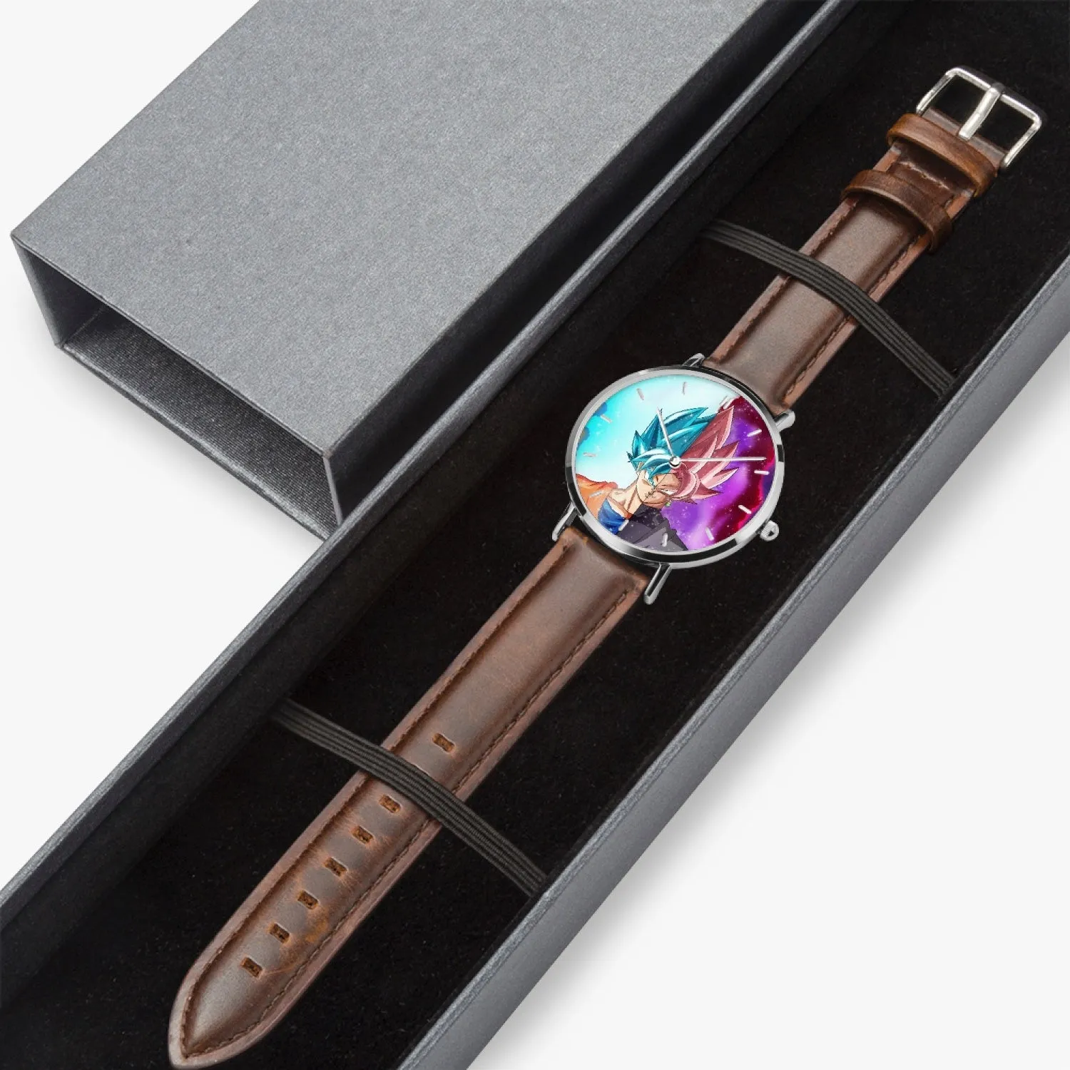 DBZ-Store Epic Black Rose Super Saiyan Portraits Watch
