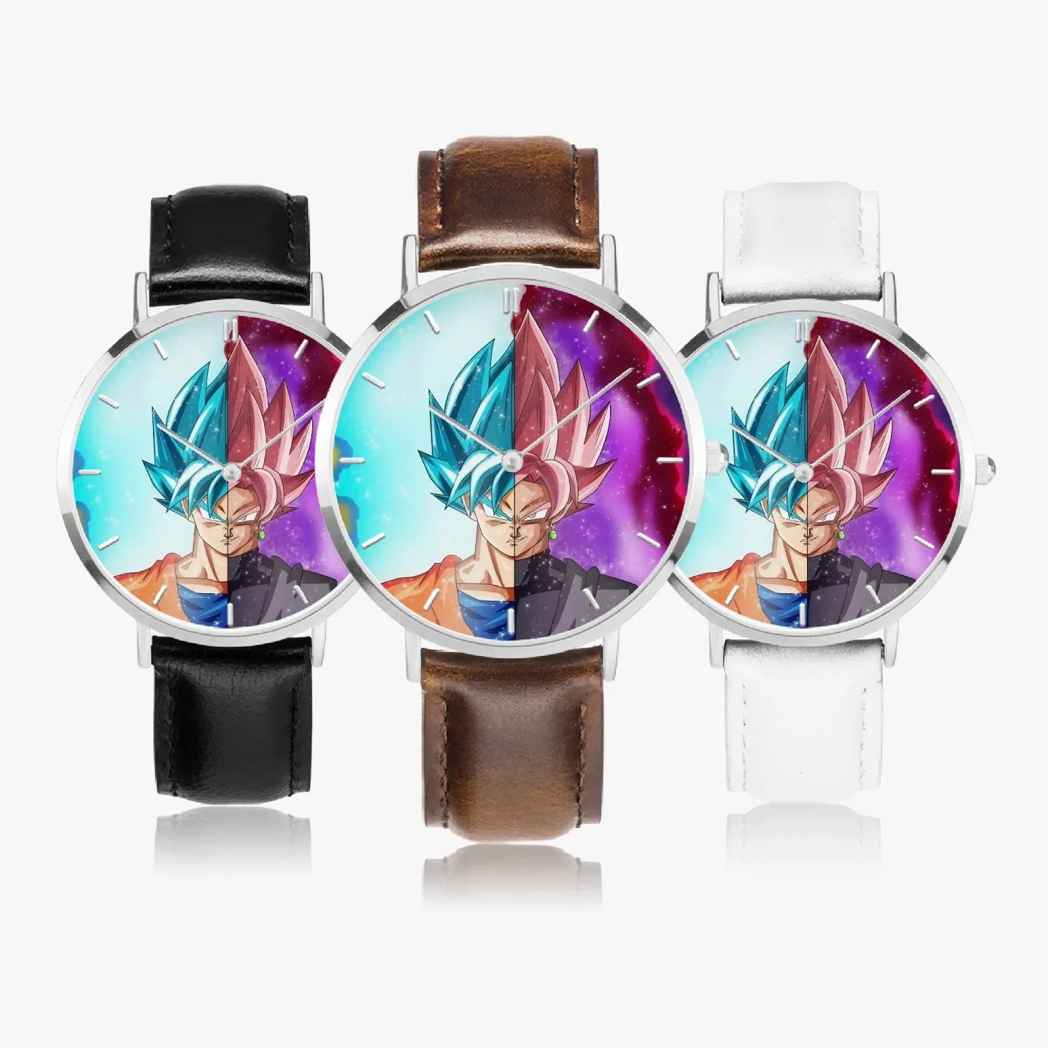 DBZ-Store Epic Black Rose Super Saiyan Portraits Watch
