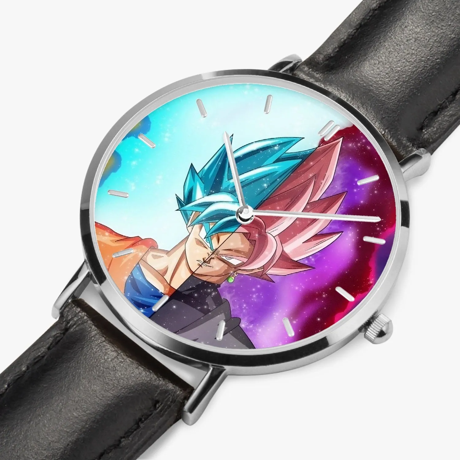 DBZ-Store Epic Black Rose Super Saiyan Portraits Watch