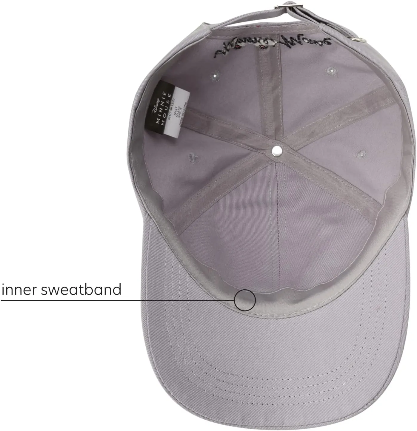 Disney Minnie Mouse Baseball Cap, Tie Dye Adjustable Hat for Women