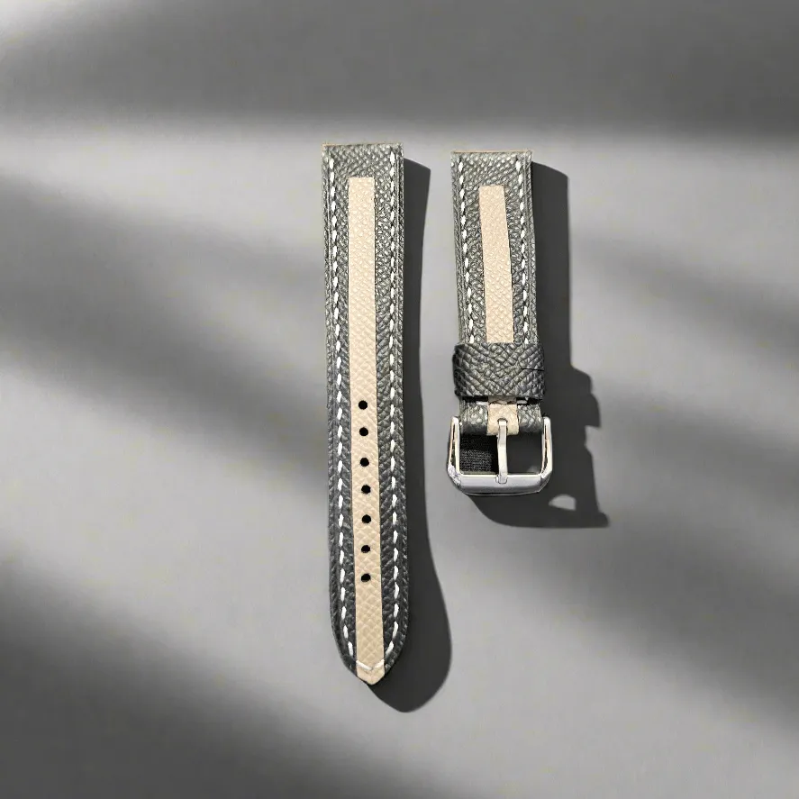 Fullgrain slim leather watch straps