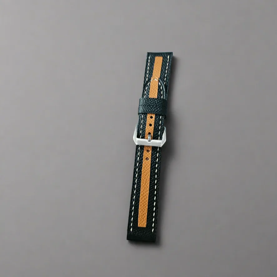 Fullgrain slim leather watch straps