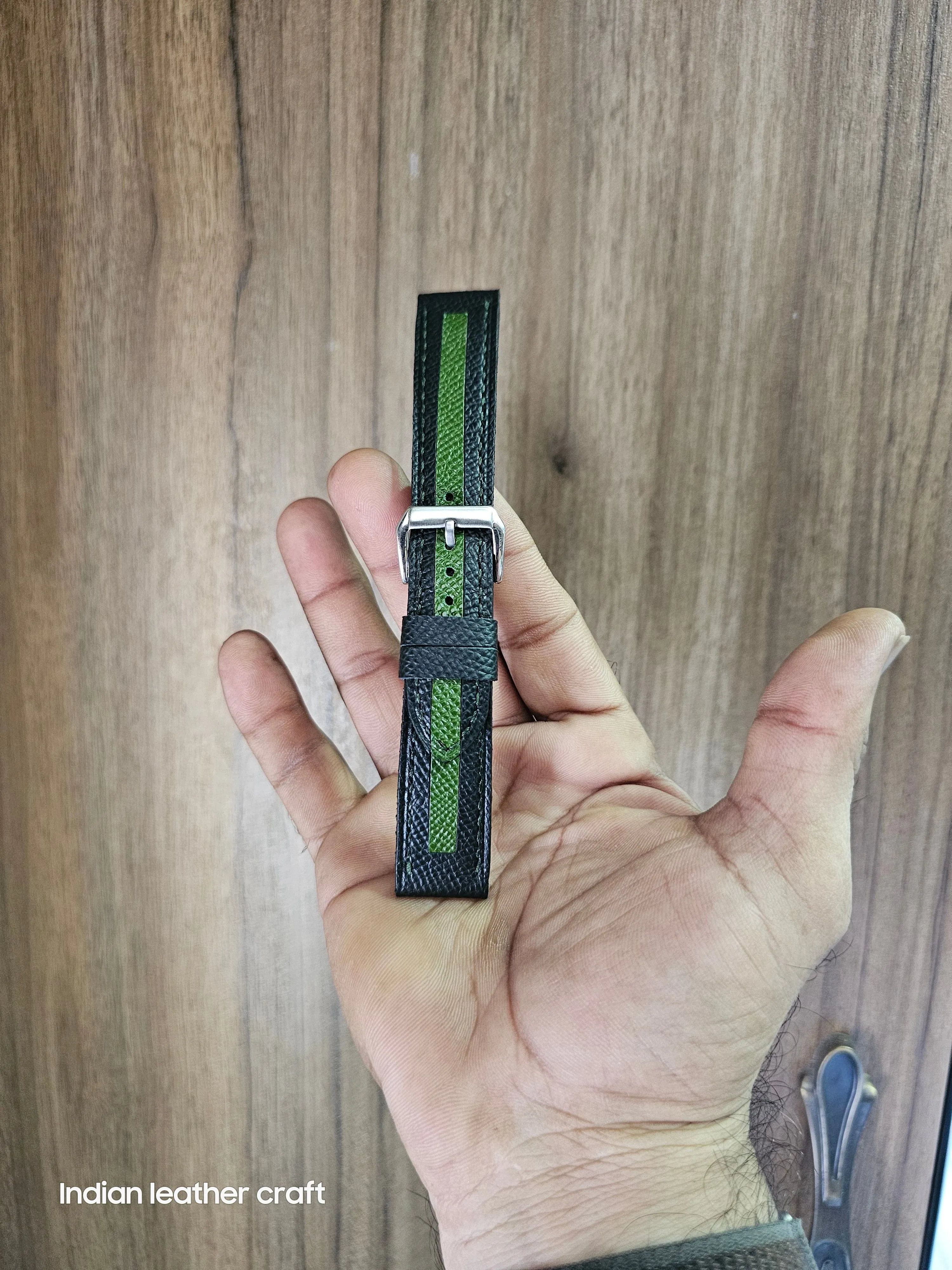 Fullgrain slim leather watch straps