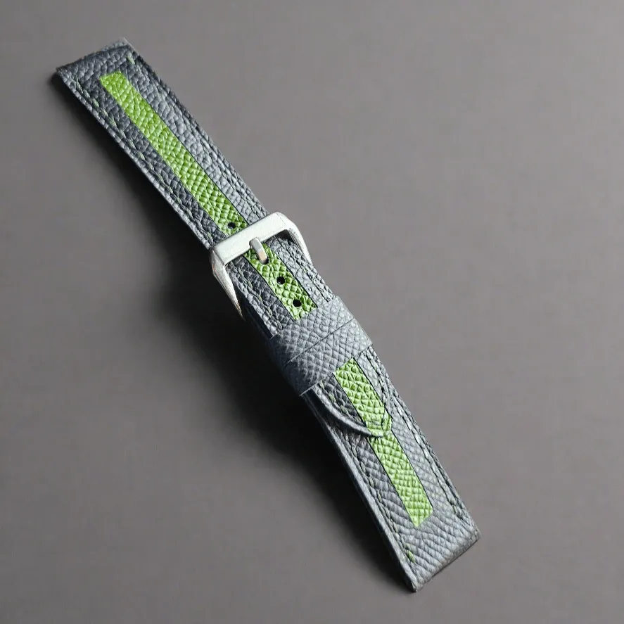 Fullgrain slim leather watch straps