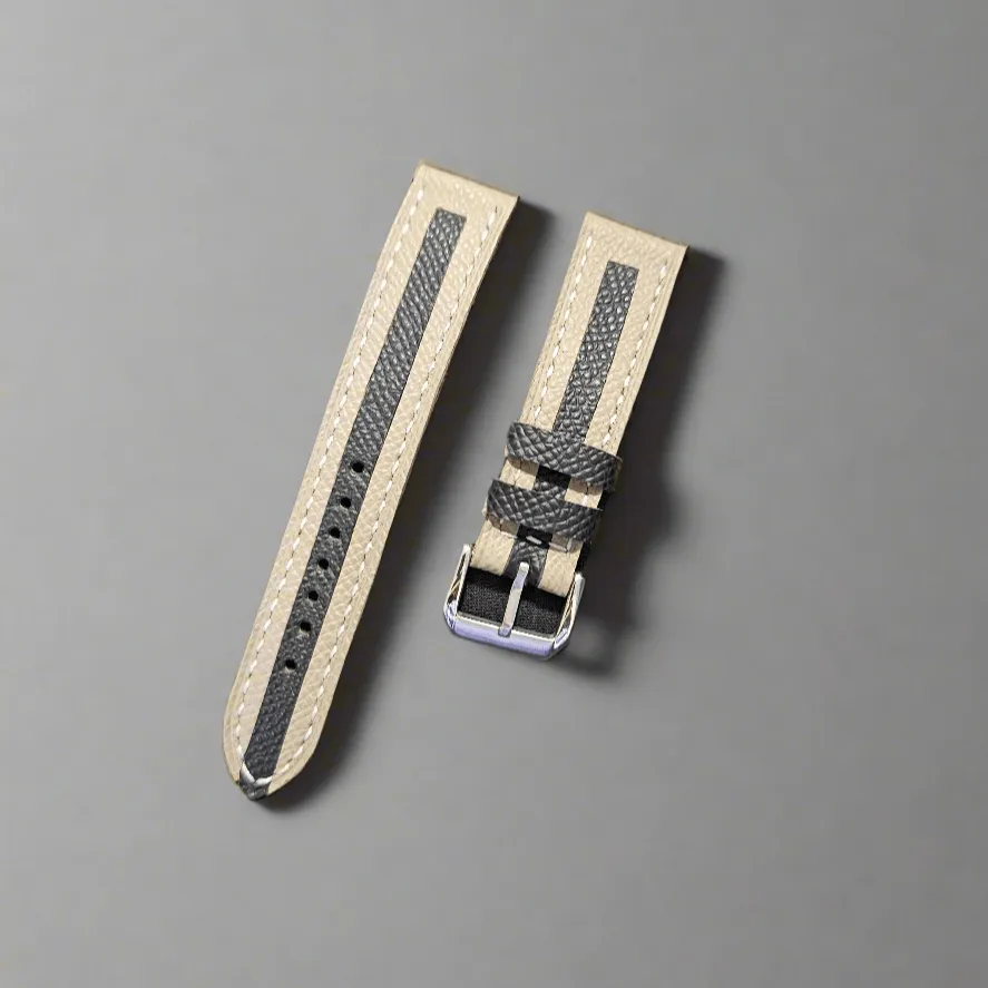 Fullgrain slim leather watch straps
