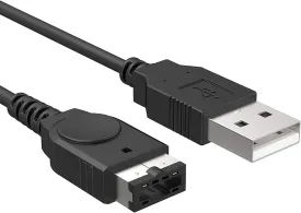 GBA SP Charger 3.9ft USB Cable for Nintendo DS Original Console(NDS)/ Gameboy Advance SP (GBA SP) USB Power Charger Cable (Black)