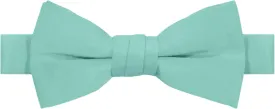 Jacob Alexander Boy's Kids Pretied Banded Adjustable Solid Color Bowtie
