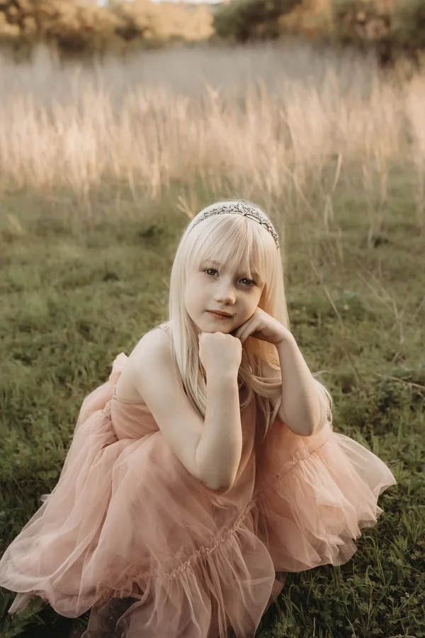 Junie Champagne Girls Dress