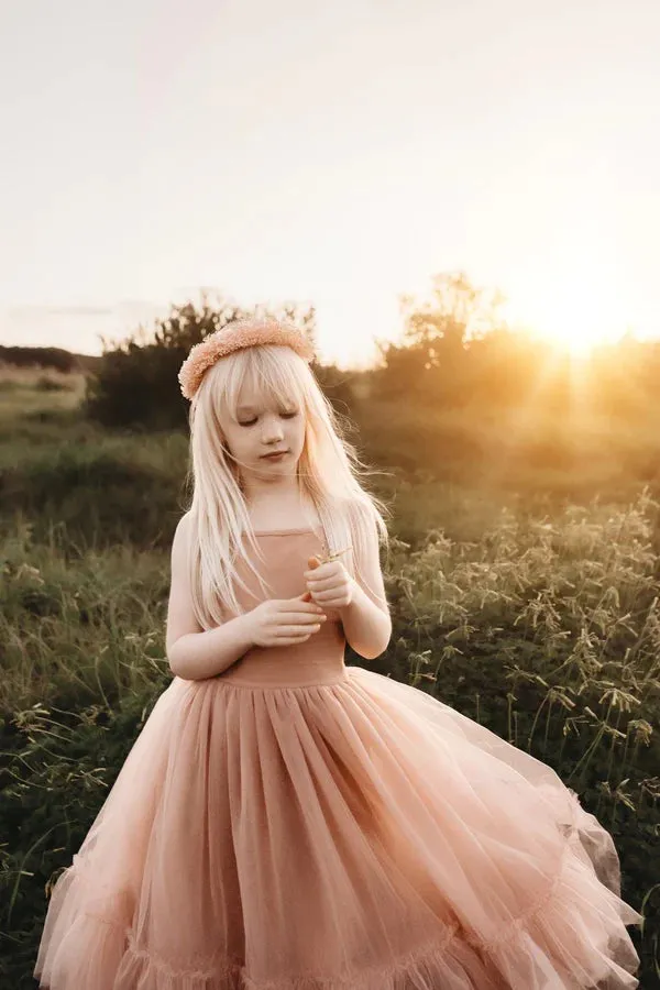 Junie Champagne Girls Dress