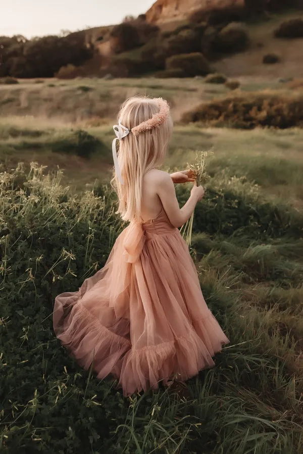 Junie Champagne Girls Dress