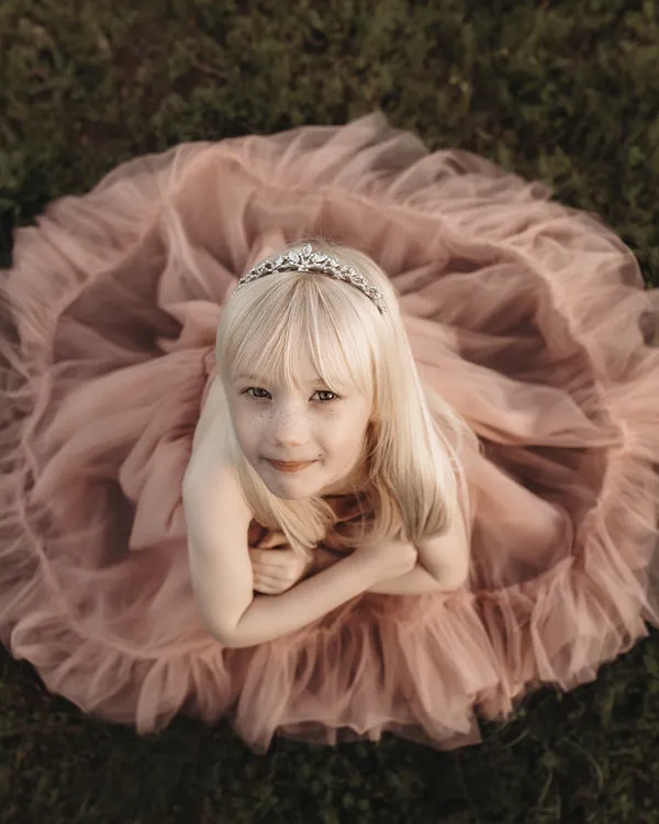 Junie Champagne Girls Dress