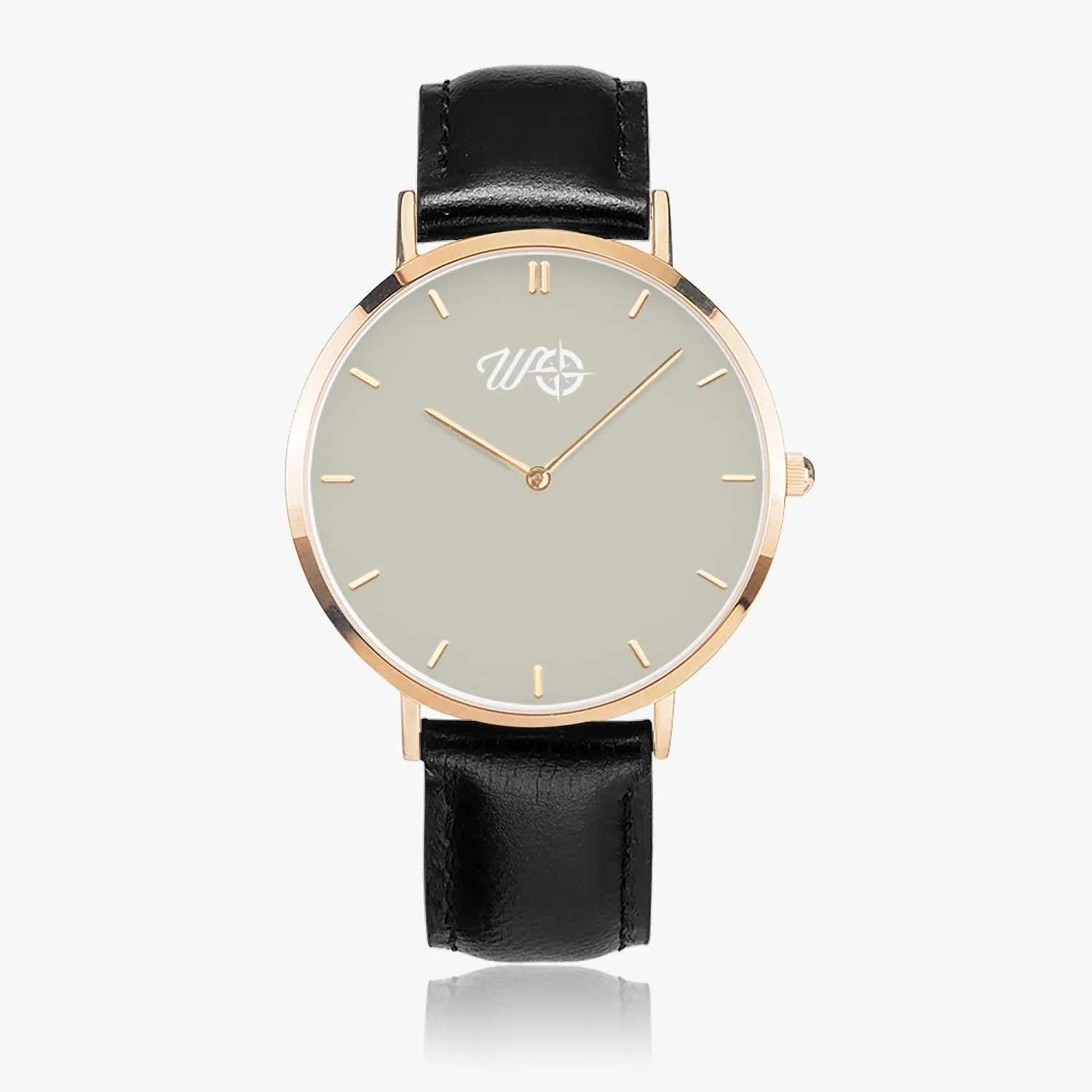 Pacific Sand Leather Strap Watch