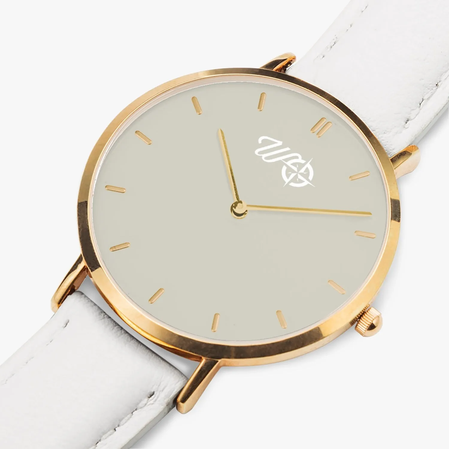Pacific Sand Leather Strap Watch