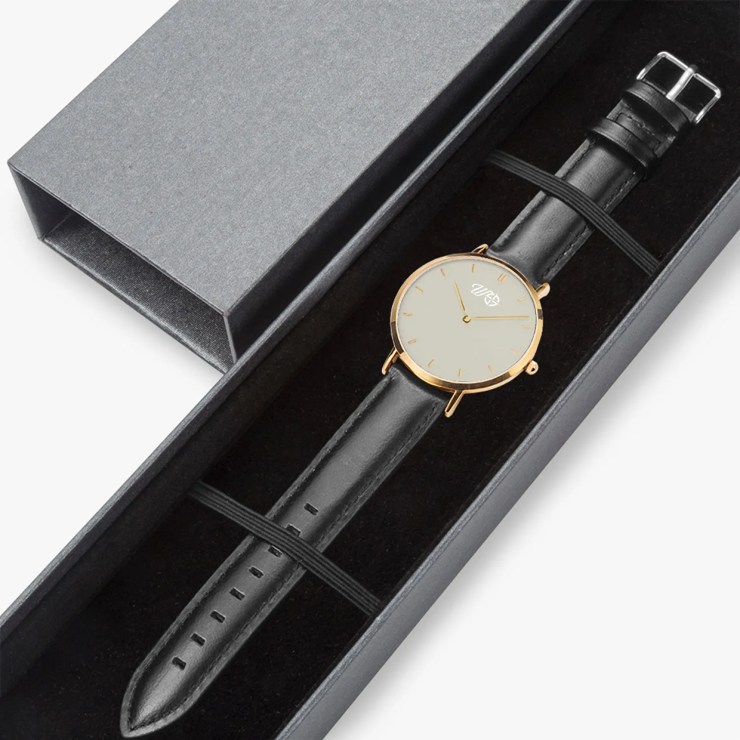 Pacific Sand Leather Strap Watch