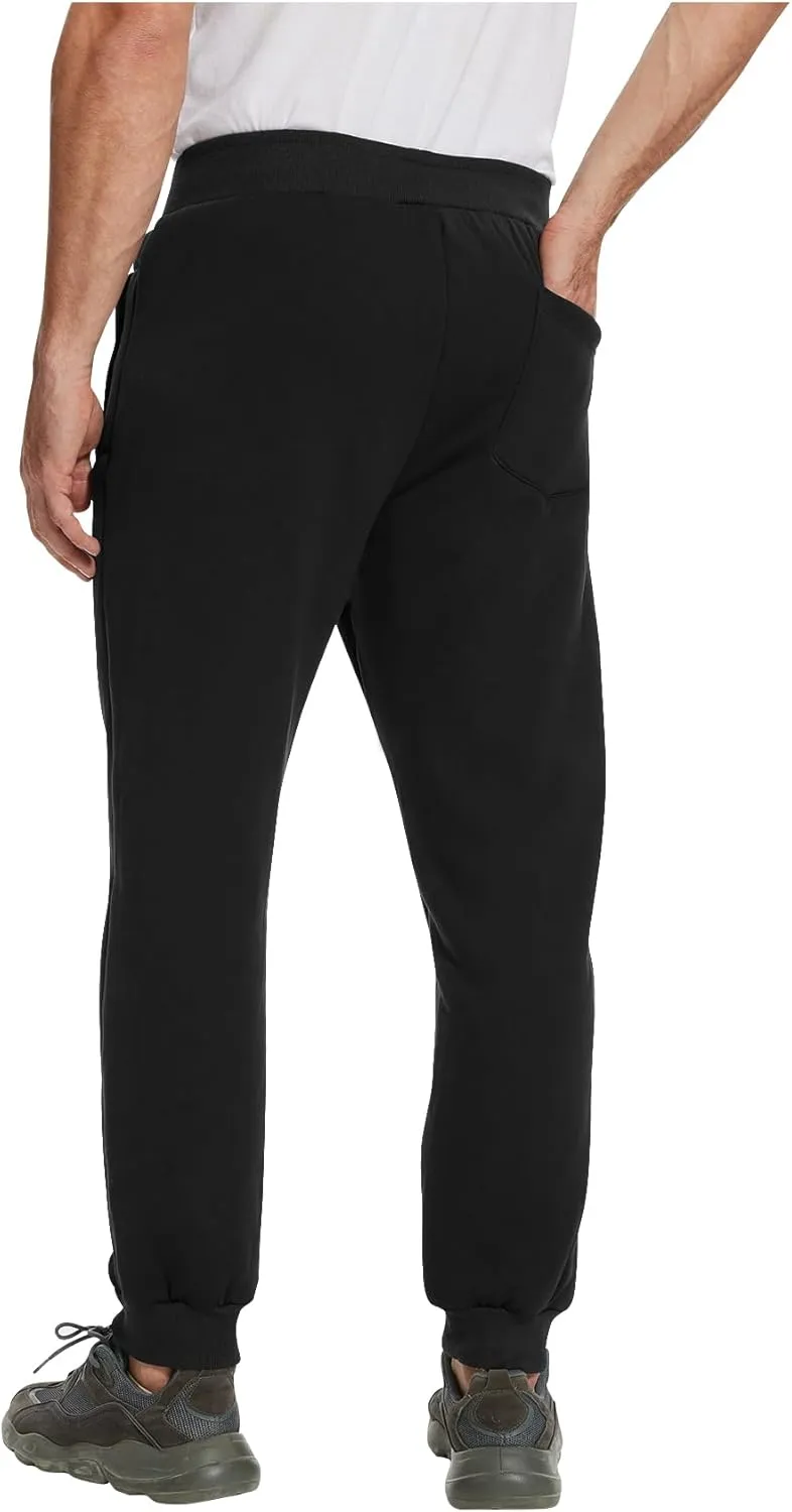 PEHMEA Fleece Joggers Pants for Men Winter Active Running Sherpa Lined Sweatpants