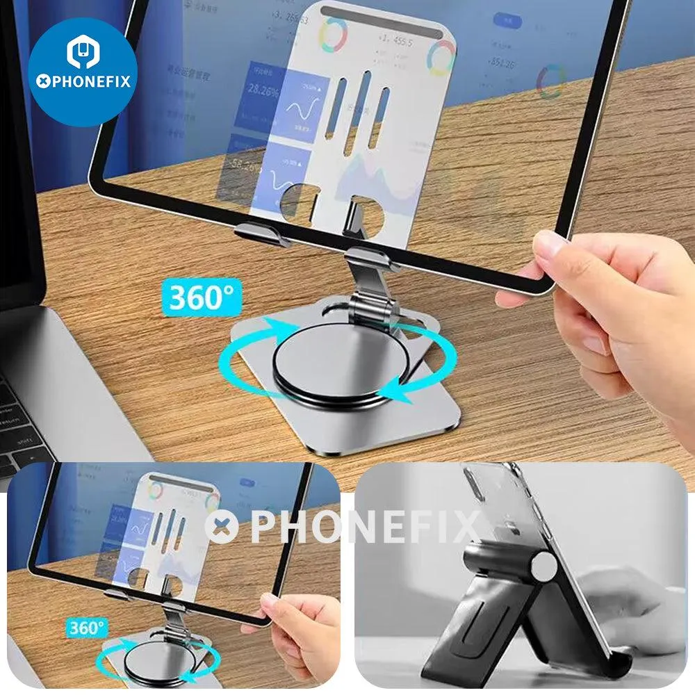 Portable Mobile Phone Tablet Desktop Stand Adjustable Holder