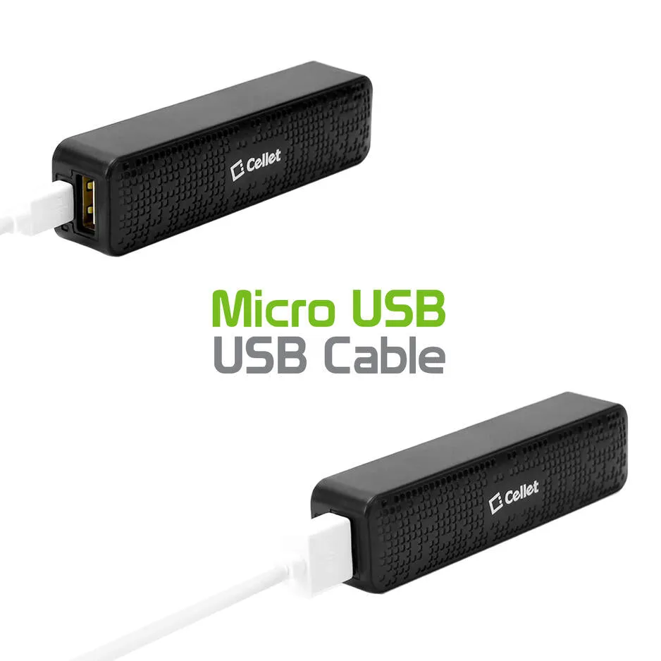 Power Bank #2 = 2000mAh Power Bank Portable Charger for Apple and Android Devices - Black