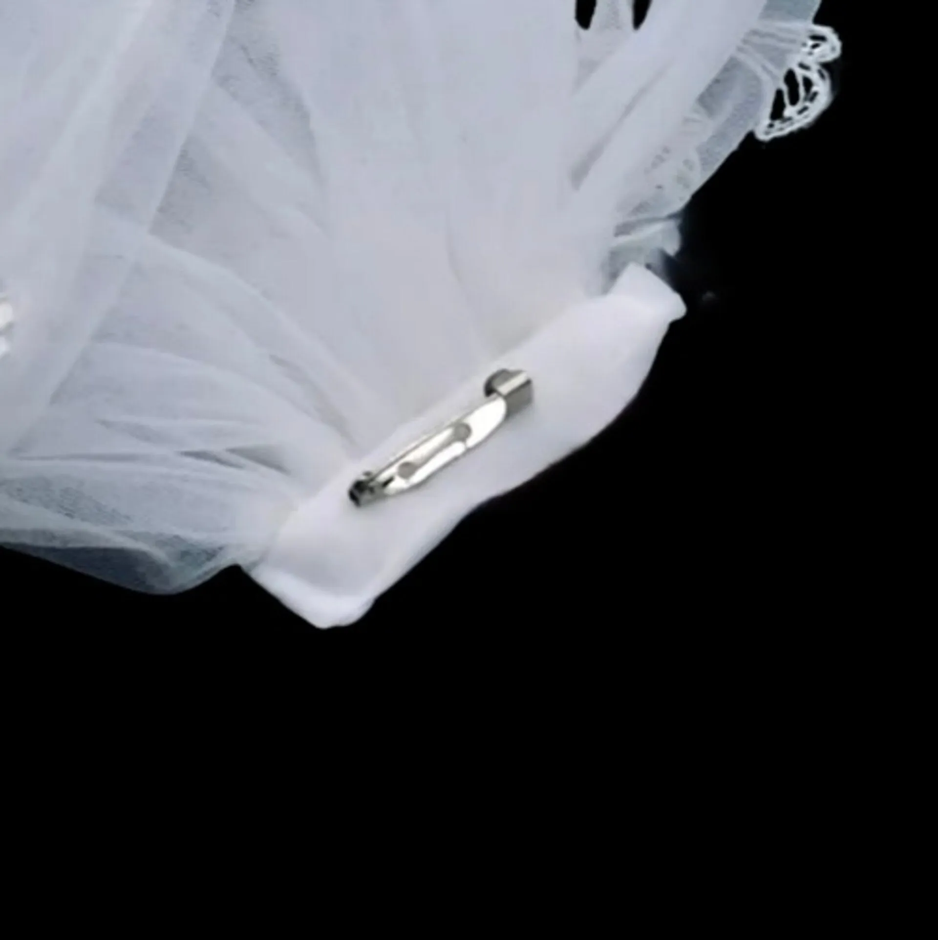 "Carmella" - Lace Bridal Cape Veil - Cathedral Length