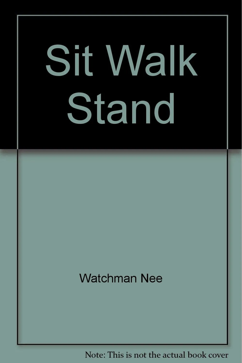 Sit, Walk, Stand Paperback