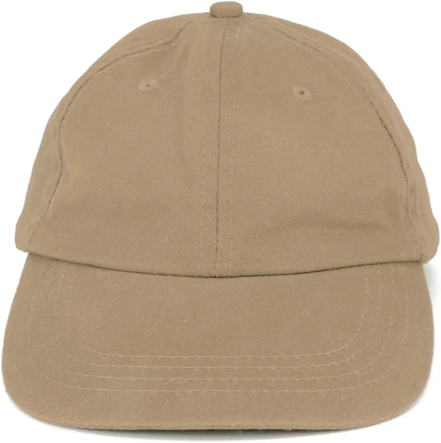 Toddler to Youth Washed Chino 100% Cotton Twill Cap with Adjustable Strap