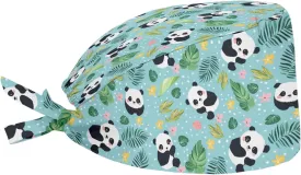 Upetstory Turban Hat for Women Men Comfortable Adjustable Cleaning Working Cap with Sweatband