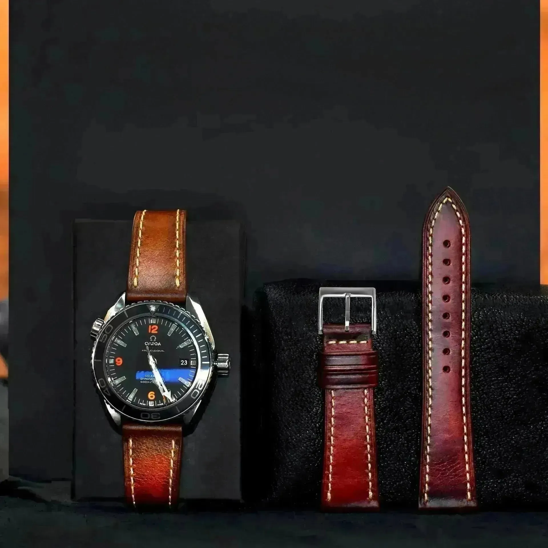 Wax Leather Watch Strap Watch Band Genuine Leather Genuine Leather Watch Band Soft Thin