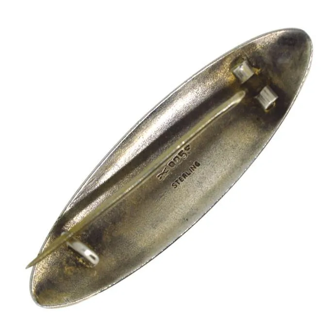 Yellow Enamel Brooch